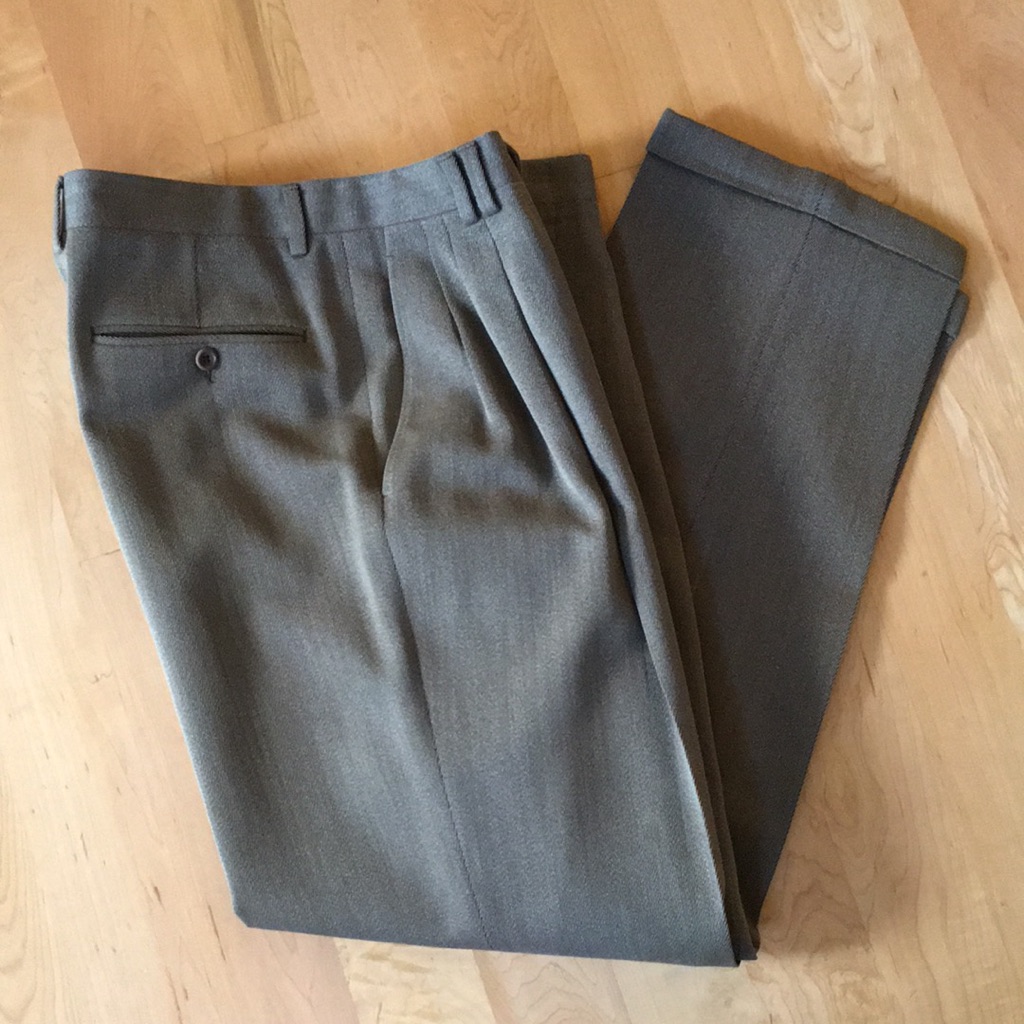Canali Proposta | Stanley Korshak Vintage Wool Pleated Trousers